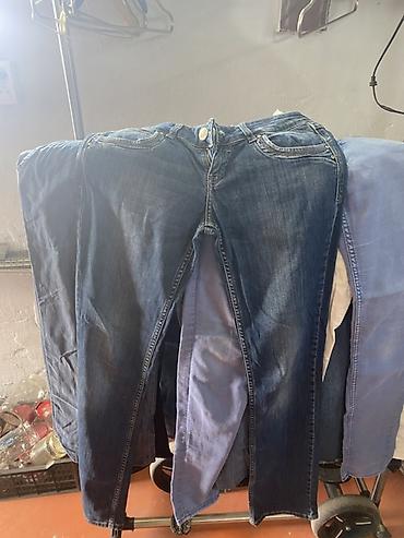 Джинсы: Джинсы из плотного денима, голубой и синий оттенки (две пары на фото) — 21