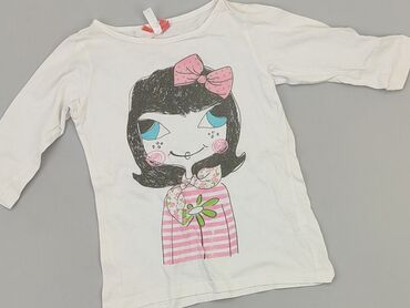 sukienka letnia biała zwiewna: Blouse, 5-6 years, 110-116 cm, condition - Good