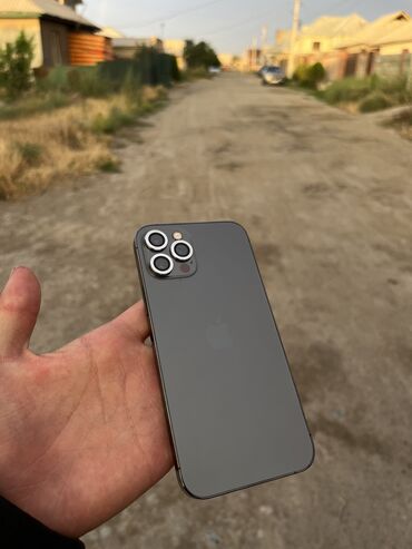 телефонный номер: IPhone 12 Pro, Б/у, 256 ГБ, Черный, Защитное стекло, Чехол, 82 %