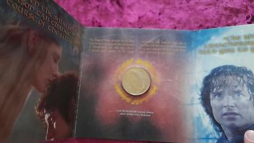 золотой колцо: Памятная монета «The Lord of the Rings — The One Ring» в фирменном — 2