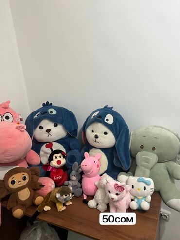 Игрушки: Мягкие игрушки НОВЫЕ ДеШеВО от 50 сом За большие 450 игрушки новые — 9