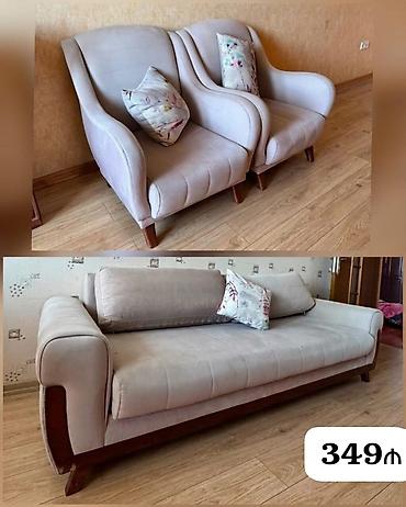 kredit divan: 349₼ Türkiye istehsalı divan desti Açılır bazalıdı əla vəziyyətdə baha — 1