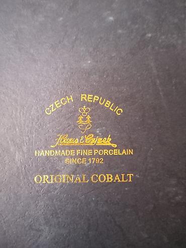 Qab-qacaq və mətbəx ləvazimatları: Çay dəsti, rəng - Göy, Kobalt, Çexiya — 2