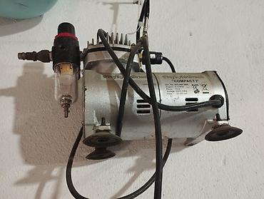kompressorları: Profi-AirBrush “COMPACT I” aerograf kompressoru. Almaniyadan almisam — 1
