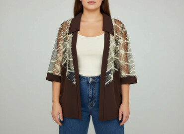 kurtka zimowa f f: Women`s knitwear, size XL