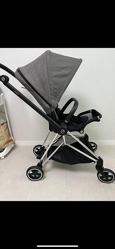 коляска sybex: Коляска-прогулка Cybex Mios (линейка Platinum), цвет серый меланж с — 2