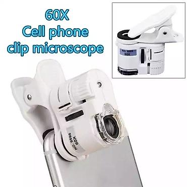 Техника и электроника: 60X Telefon üçün Klipsli Mikroskop - 60 dəfə böyütmə: Gözlə — 2