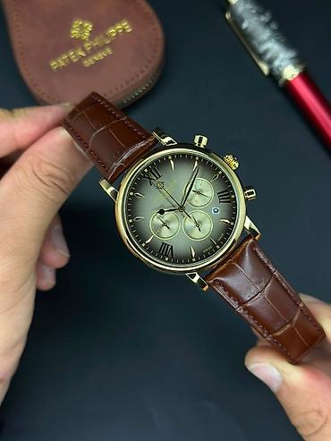 pol sapaski: Yeni, Qol saatı, Patek Phillipe, rəng - Qəhvəyi — 1