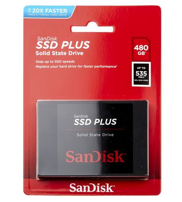 dvd disklər: Внутренний Накопитель SSD Sandisk, 480 ГБ, 2.5", Новый
