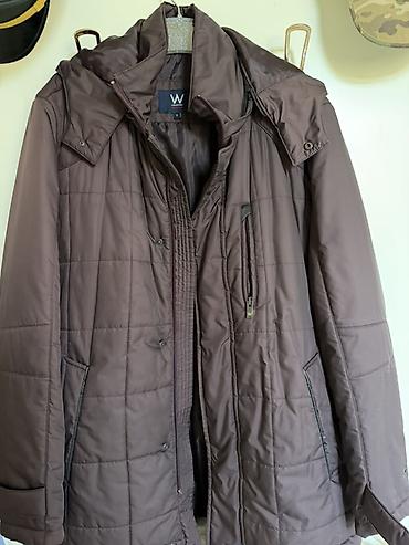 W Collection kişilər üçün qış gödəkçəsi - Rəng: tünd qəhvəyi - Uzun