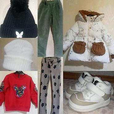 Верхняя одежда: ВСЁ ЗА 1500 сом. Комплект детской одежды для девочки 3–4 лет. Вещи в — 1