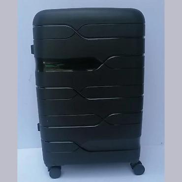 Putni koferi i torbe: Tvrdi kofer za putovanja – crni, veliki format - Materijal: čvrsta — 3