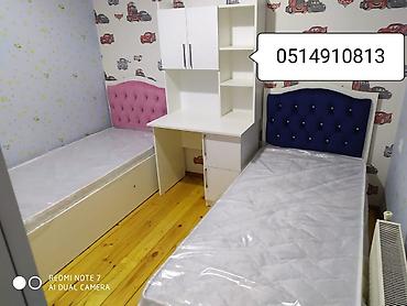 detski kravatlar: Oğlan və qız üçün, Yeni, 2 təknəfərlik çarpayı, Yazı masası — 2
