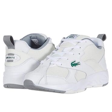 женская и мужская парфюмерия: Lacoste 100% оригинал мужские кожаные Красовки