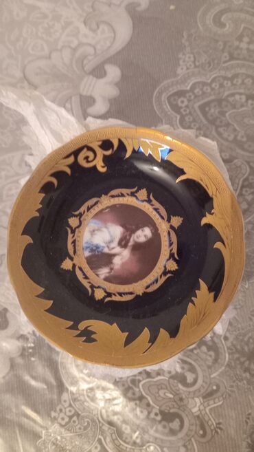 gul dibcekleri: Boşqablar, 6 ədədli dəst, rəng - Göy, Kobalt