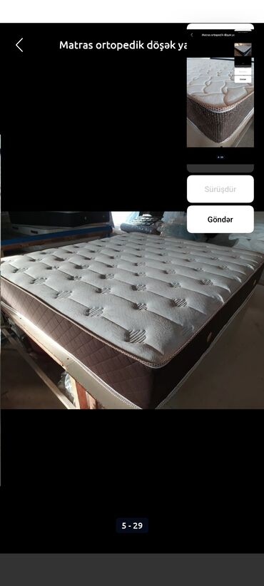 Matraslar: Yeni, Ortopedik matras, İki nəfərlik — 26