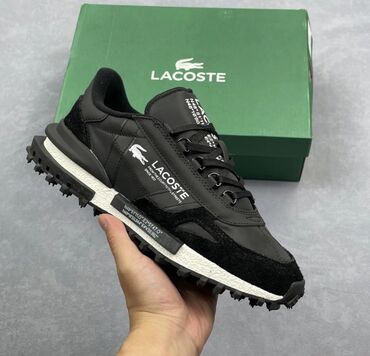 Кроссовки и спортивная обувь: Мужские кроссовки, 43, Lacoste, Новый, цвет - Черный, Самовывоз, Платная доставка