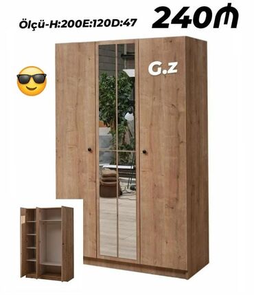 Masa və oturacaq dəstləri: Yeni, Düz dolab, Qarderob, paltar dolabı
