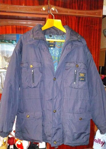 мужкие куртки: Куртка 6XL (EU 52), түсү - Кара