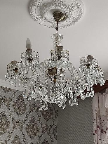 Çılçıraq, 8 lampa, Şüşə