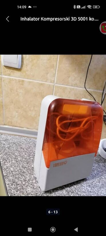 Inhalatori, nebulizatori: Inhalator kompresorski 3D 5001 kompletan 

Mirjevo — 7