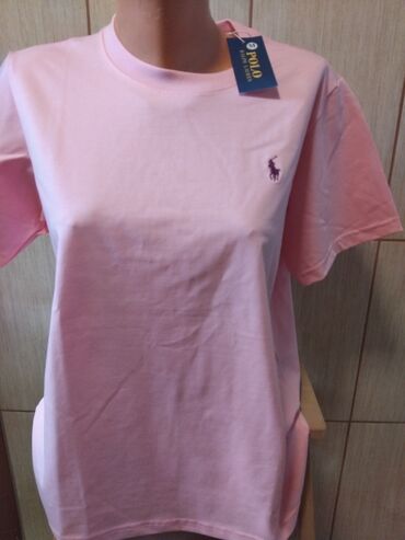 ženske majice kratkih rukava: Ralph Lauren, M (EU 38), Cotton, color - Pink