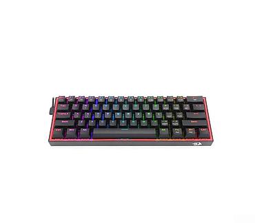 gaming setup: Redragon K616RGB Black Fizz Pro Red Switch simsiz mexaniki gaming — 1