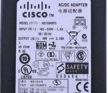 оборудование для ip телефонии cisco: Блок Питания Cisco AD10048P3 48V 2,08A 100W Совместимость Cisco ASA