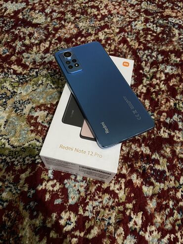 телефоны режим: Xiaomi, Redmi Note 12 Pro 5G, Б/у, 256 ГБ, цвет - Синий, 2 SIM