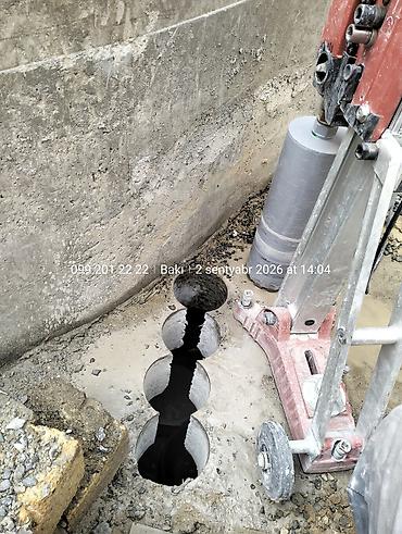 elektrik iş: Beton kəsimi:050-220-08-78 diamond karotla deşik açma xidməti - — 3