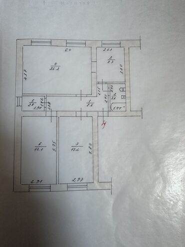 сдаю квартиру частный сектор: 3 комнаты, 85 м², Индивидуалка, 3 этаж, Свежий ремонт