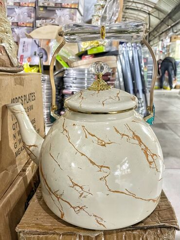 Çaydanlar: Yeni, rəng - Ağ, Çaydan, 3-dən çox l — 11