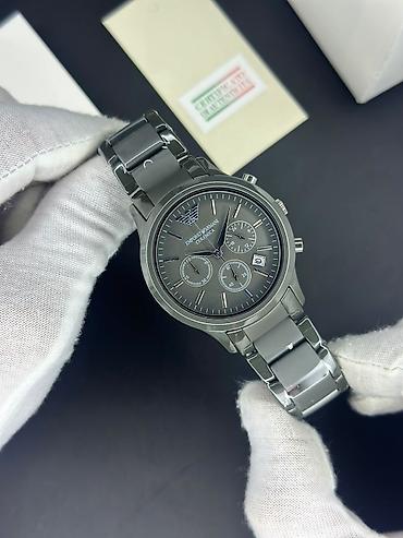 Наручные часы: Новый, Наручные часы, Emporio Armani, цвет - Серый — 2
