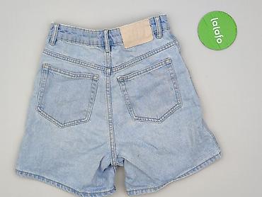 jeansowe spodnice: Zara, Szorty damskie, rozmiar 2XS — 3