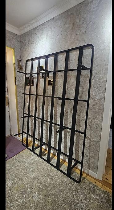 paltar rəfi: Metall divar rəfi/partition karkası - Material: qalın divar profilli — 1