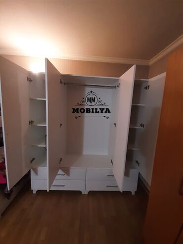 Dolablar: Yeni, Açılan, 4 qapılı Düz dolab, Qarderob, paltar dolabı, Azərbaycan — 4