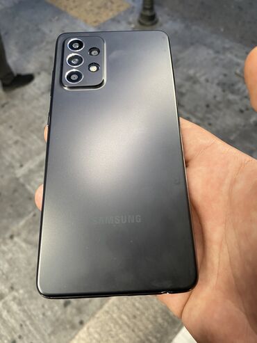 ratsiya telefon satilir: Samsung Galaxy A52, 128 GB, rəng - Qara, Barmaq izi, Face ID