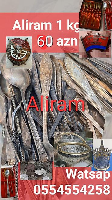ALIRAM SSR dövrünə aid melxior qaşıq, çəngəl, bıçaq və digər mətbəx
