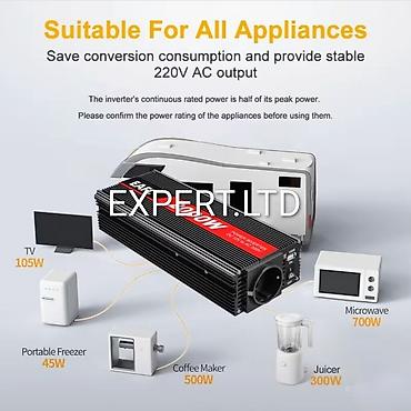 İnverterlər: Yeni Inverter, 1500-3000 Vt, 12 - 220 volt, Rayonlara çatdırılma, Ünvandan götürmə, Ödənişli çatdırılma — 2