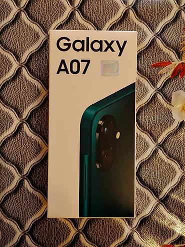 05 samsung: Samsung Galaxy A07, 128 GB, rəng - Yaşıl, Sensor, Barmaq izi, İki sim kartlı — 5