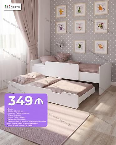 Uşaq üçün çarpayı – iki mərtəbəli sürüşən model - Ölçülər: 90 × 200 lalafo.az -da Uşaq üçün çarpayı – iki mərtəbəli sürüşən model - Ölçülər: 90 × 200