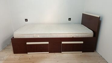 kravat tek neferlik: Новый, Односпальная кровать, Без подьемного механизма, С матрасом, С выдвижными ящиками, Турция