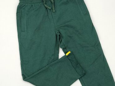 spodnie dresowe chłopięce 140: Sweatpants, Little kids, 5-6 years, 110/116, condition - Perfect