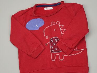 bluzka czerwona: Sweatshirt, 6-9 months, condition - Good