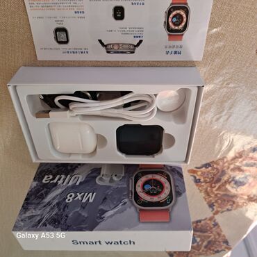 akıllı saat qiymeti: Yeni, Smart saat, Smart, Sensor ekran, rəng - Qara