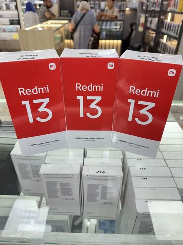 цум телефон: Xiaomi, Redmi 13, Жаңы, 128 ГБ, 2 SIM