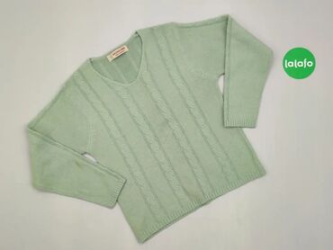 Sweter S (EU 36), stan - Zadowalający, wzór - Jednolity kolor, kolor - Zielony