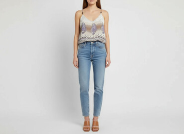 stradivarius top siateczkowy: Vero Moda, Топ жіночий, розмір S