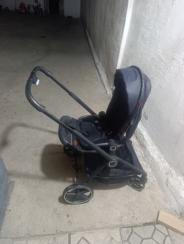 Коляски: Коляска, цвет - Черный, Б/у — 8