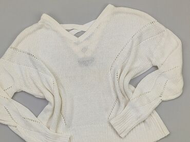 białe bluzki w serek: Sweter, Top Secret, XL, stan - Bardzo dobry